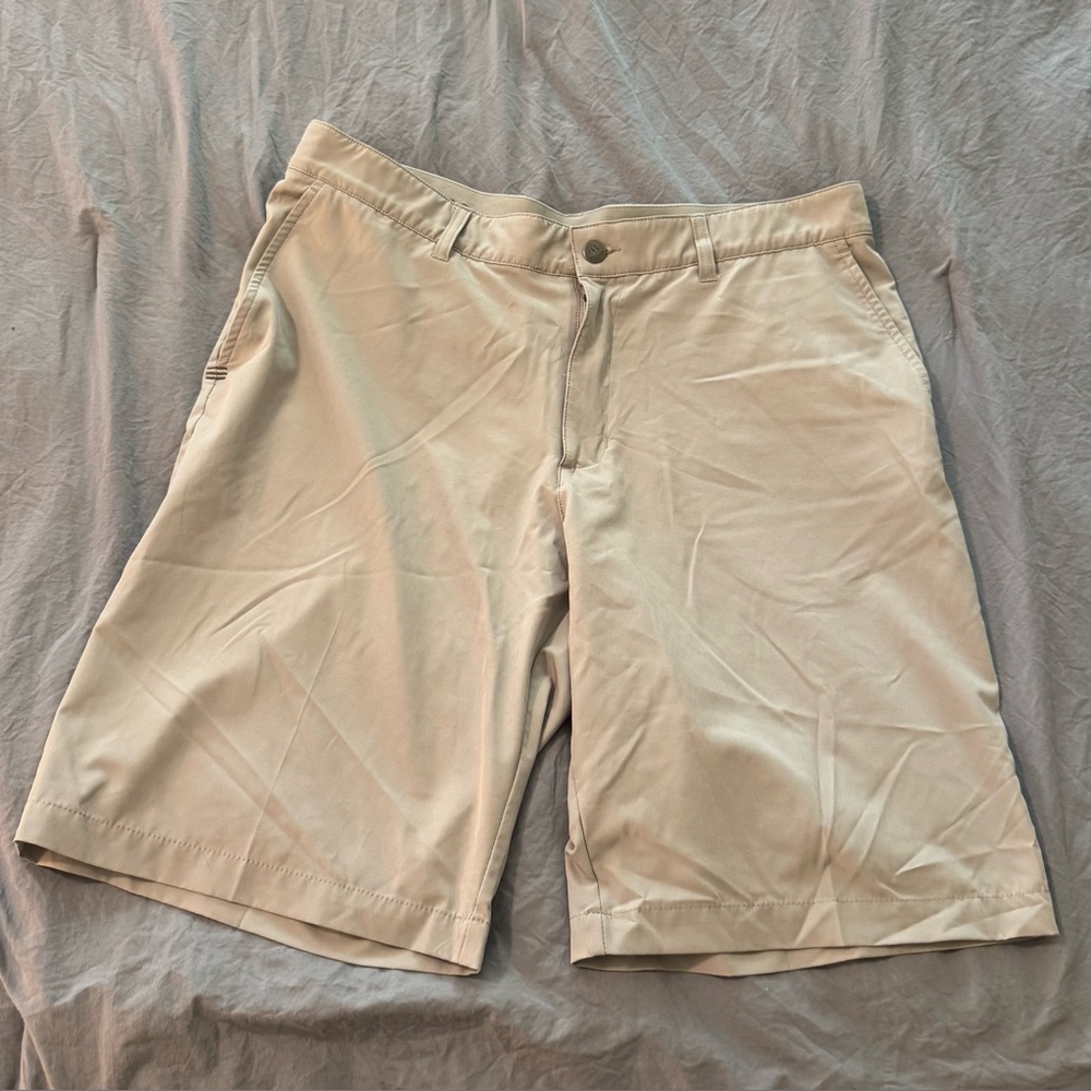 Adidas Hybrid Material Golf Shorts‎ Gray Size 36 10” Inseam